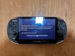 Sony PlayStation Vita (PCH‑1004) + Zubehör + Spiele + Speich